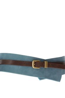 ASOS Collection Asos Premium Suede Colour Block Obi Belt - Lyst