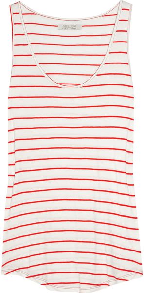 Aubin & Wills Linwood Striped Cotton Tank - Lyst