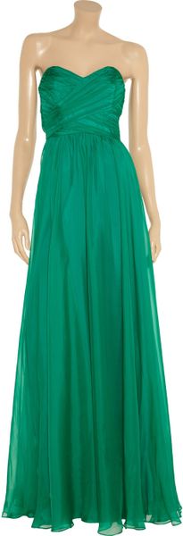 badgley mischka emerald gown