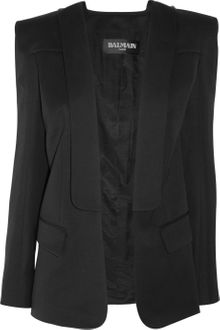 Balmain Wool and Linen blend Jacket - Lyst