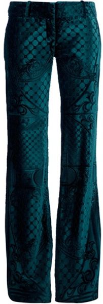 Balmain Filigree Embossed Trouser - Lyst