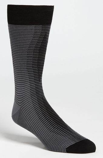 Bugatchi Uomo Stripe Socks 3 For 4950 - Lyst