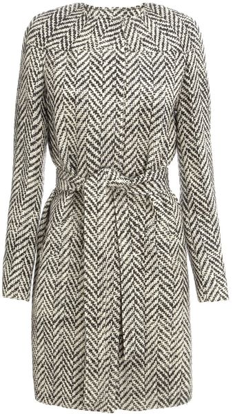 Commuun Herringbone Wool Coat - Lyst