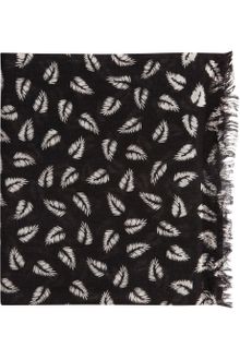 Crumpet Featherprint Cashmere and Silkblend Scarf - Lyst
