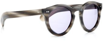 Cutler & Gross Dappled Grey Round Wayfarers - Lyst
