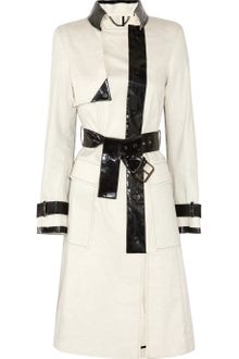 Derek Lam Patentpaneled Trench Coat - Lyst
