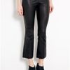 Elizabeth And James Allen Stretch Leather Kick Trousers in Black - Lyst