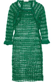 Etoile Isabel Marant Calice Crochet-Knit Cotton Dress - Lyst