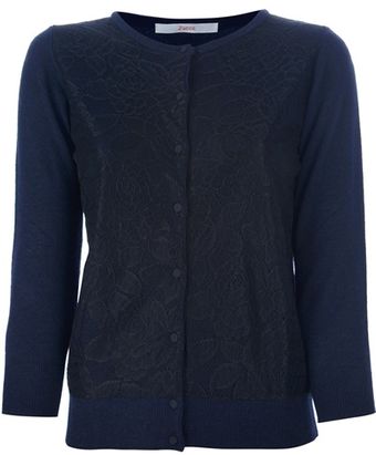Jucca Lace Front Cardigan - Lyst