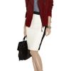 Lot78 Zoe Suede Biker Jacket in Red (merlot) - Lyst