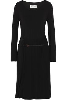 Maison Martin Margiela Belted Stretch jersey Dress - Lyst