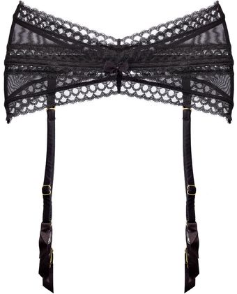 Myla Black Lace Delena Waspie - Lyst