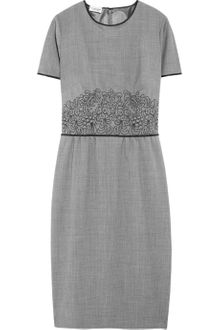 Philosophy di Alberta Ferretti Embroidered Crepetwill Dress - Lyst