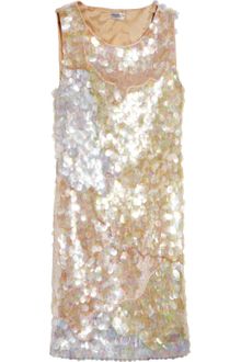Philosophy di Alberta Ferretti Pailletteembellished Silk Dress - Lyst