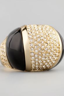 Rachel Zoe Domed Crystal Ring - Lyst