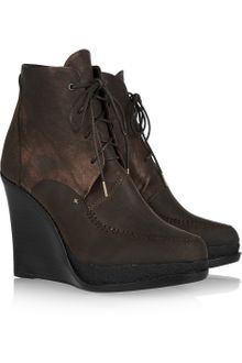 Rag & Bone Dolgan Leather Wedge Ankle Boots - Lyst