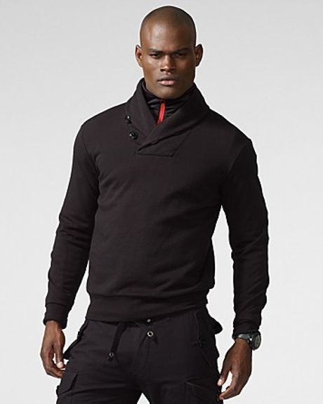 ralph lauren shawl pullover
