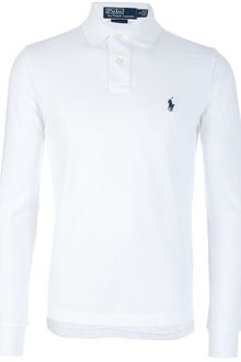 Ralph Lauren Blue Label Long Sleeve Polo Shirt - Lyst