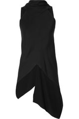Rick Owens Cutout Silkcrepe Top