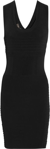 Vera Wang Knitted Dress - Lyst