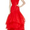Vivienne Westwood Gold Label Paper Bag Tiered Silktaffeta and Tulle Gown in Red - Lyst