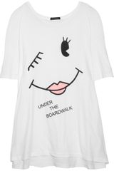Wildfox Under The Boardwalk Cottonjersey Tshirt