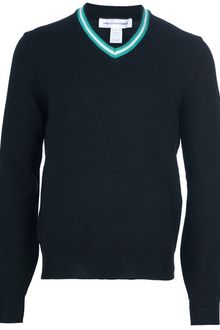 Comme Des Garçons Vneck Sweater - Lyst