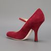 Dolce & Gabbana Midheel Buckle Pump in Red - Lyst