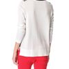 Tibi Sporty Mesh Intarsia Knit Sweater in White (ivory) - Lyst
