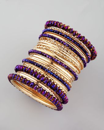 Cara Accessories 24piece Bangle Set - Lyst