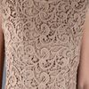 Dolce & Gabbana Sleeveless Lace Dress in Gold - Lyst