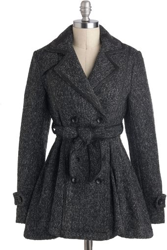 ModCloth Posh Peppercorn Coat - Lyst