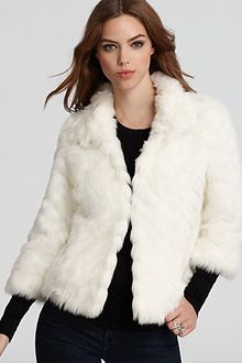 Parker Guess Jacket Faux Fur - Lyst