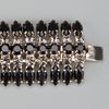 Stella Mccartney Gem Bracelet in Silver (black) - Lyst