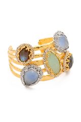 Alexis Bittar Multi Stone Cerulean Cuff