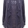 Ann Harvey Purple Pointelle Cardi in Purple - Lyst