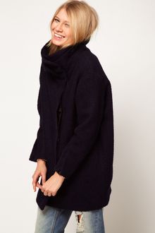 ASOS Collection Asos Oversized Textured Coat - Lyst