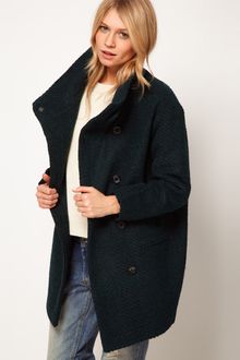 ASOS Collection Asos Oversized Textured Coat - Lyst
