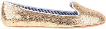 Charles Philip Shanghai Metallic Calf Leather Loafers with Python Effect - Lyst