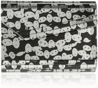 Jimmy Choo Candy Printed Acrylic Clutch - Lyst