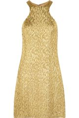 Michael Kors Metallic Brocade Dress