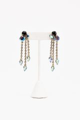 Nasty Gal Cascading Rhinestone Earrings