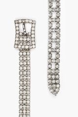 Nasty Gal Rhinestone Skinny Belt