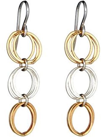 Peggy Li Mixed Circles Earrings - Lyst