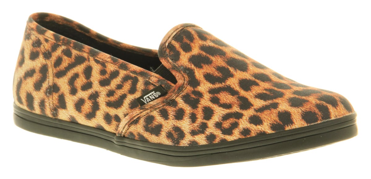 Vans Slip On Lo Pro Leopard Black in Animal (leopard) Lyst