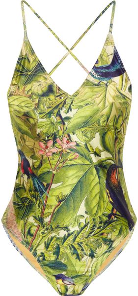 We Are Handsome The Messengers Printed Swimsuit - Lyst