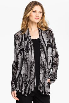 Alberto Makali Pointelle Cardigan - Lyst
