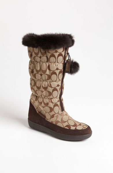 coach all weather boots