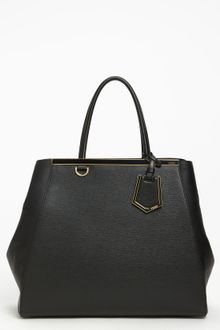 Fendi 2jours Elite Large Leather Shopper - Lyst