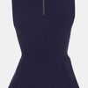 Topshop Peplum Tank in Blue (navy blue) - Lyst